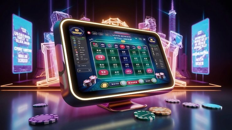 Antarmuka Fishing Games di aplikasi buntogel dengan kontrol penembak dan meter taruhan
